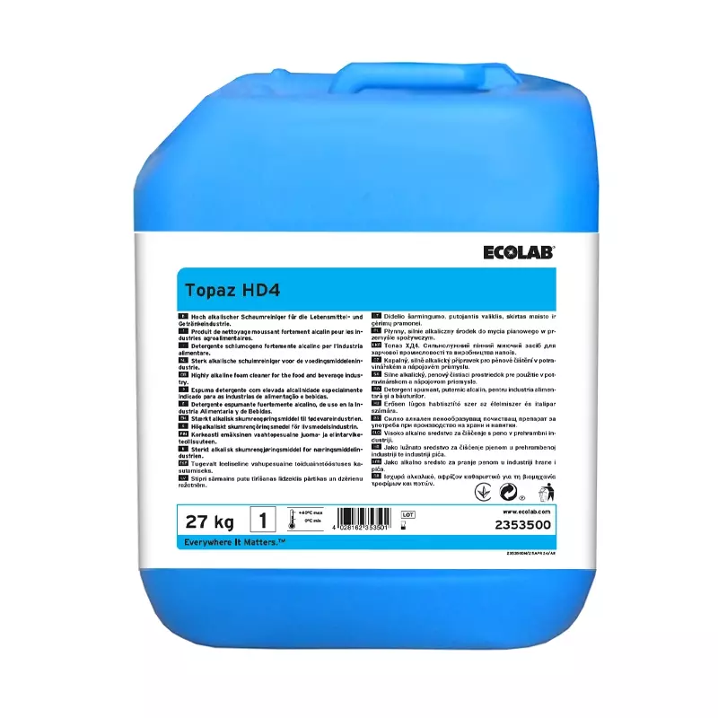 Ecolab Topaz HD4 alkalische schuimreiniger 27 kg