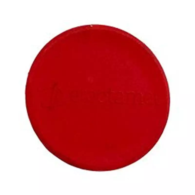 Detectamet whiteboard magneet detecteerbaar Ø34x6 mm rood