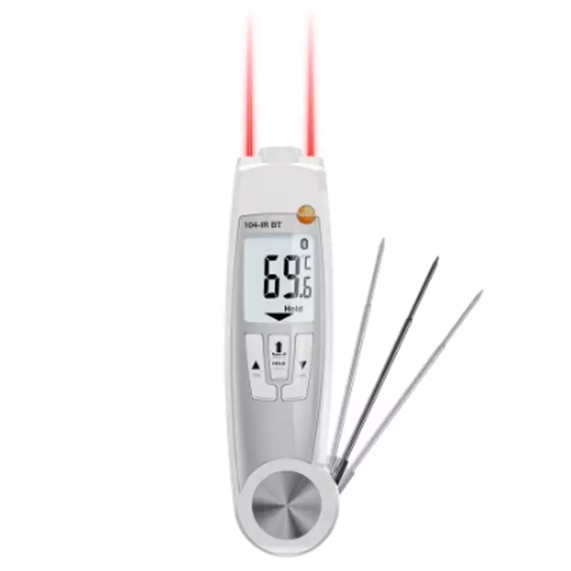 testo 104-IR-BT voedselthermometer infrarood en insteekvoeler