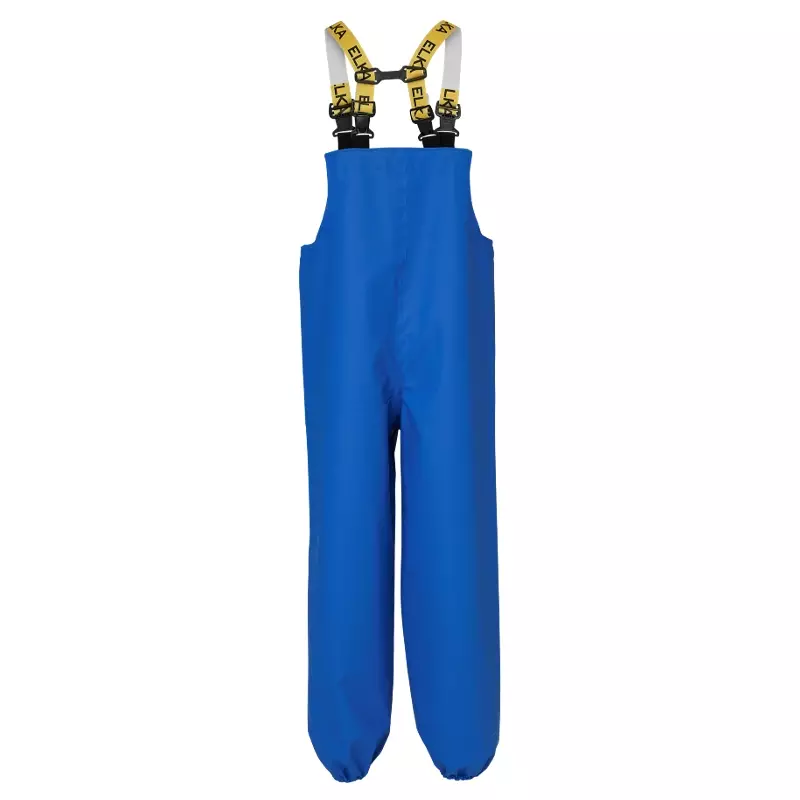 Amerikaans regenoverall PVC korenblauw