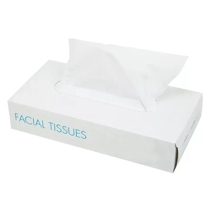 Facial tissues cellulose 2-laags 20x19,5 cm