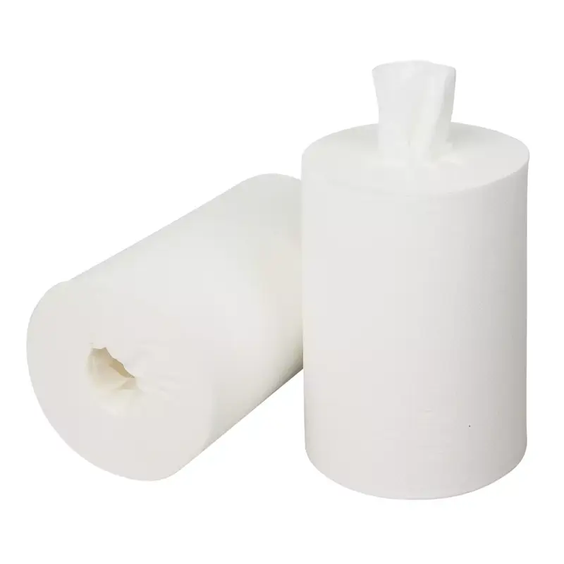 Poetspapier mini cellulose kokerloos 1-laags 115 meter wit