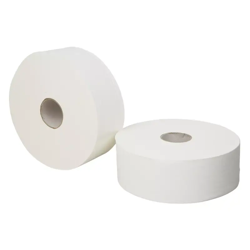 Toiletpapier maxi jumbo tissue 2-laags 350 meter wit