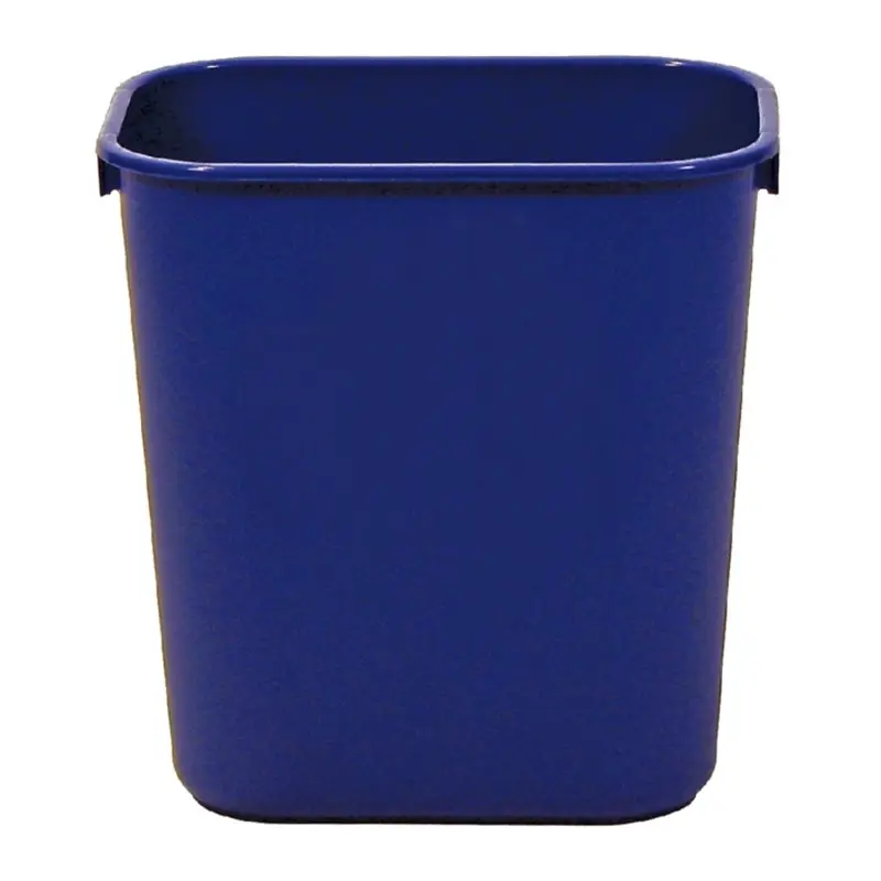 Afvalbak rechthoekig Rubbermaid 26,6 liter blauw