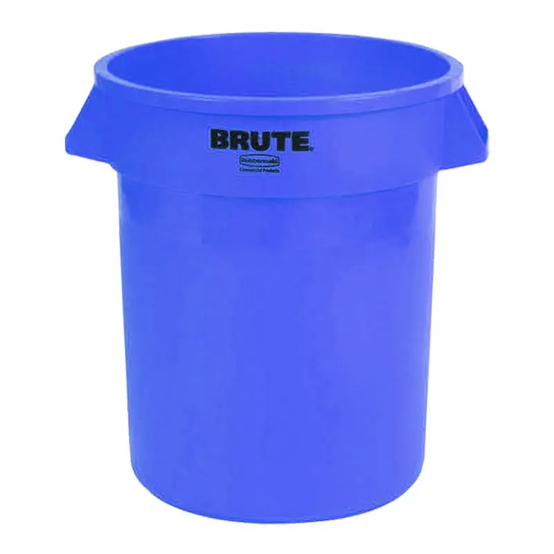 Container rond PE Brute blauw
