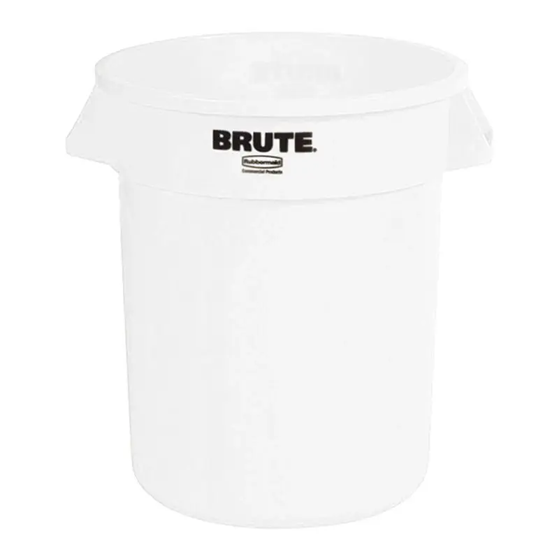 Container rond PE Brute wit