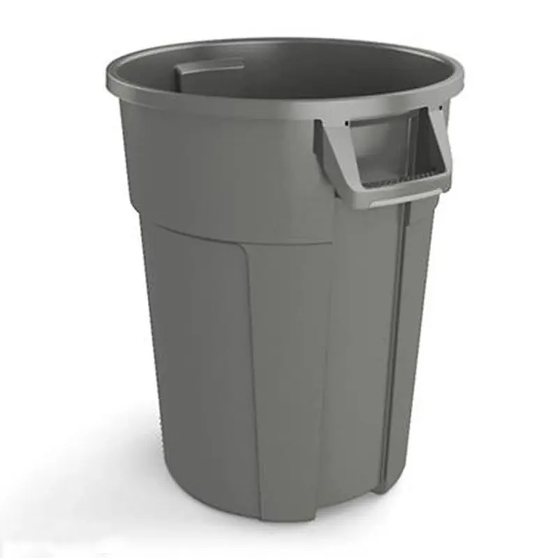 Afvalton cilindrisch LDPE Ø560x630 mm 85 liter blauw