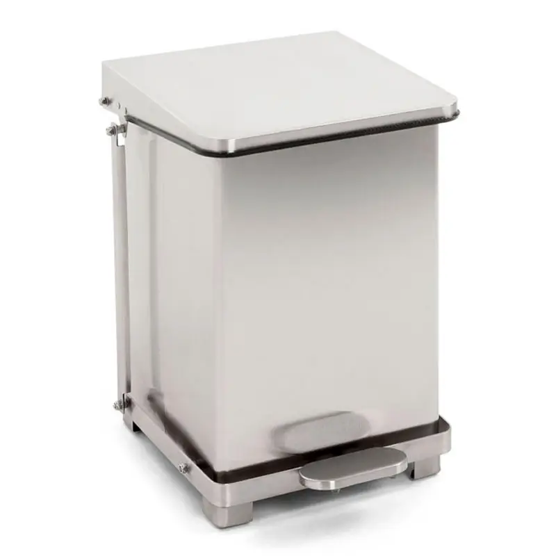Industriële pedaalemmer RVS 27 liter