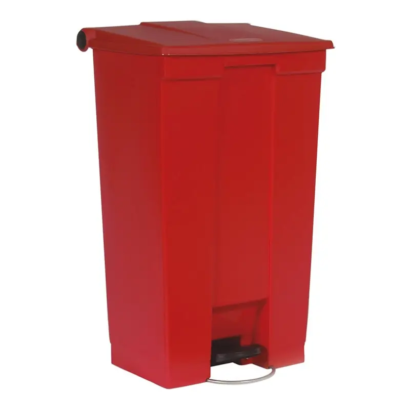Rubbermaid Step-On Classic afvalbak 87 liter rood