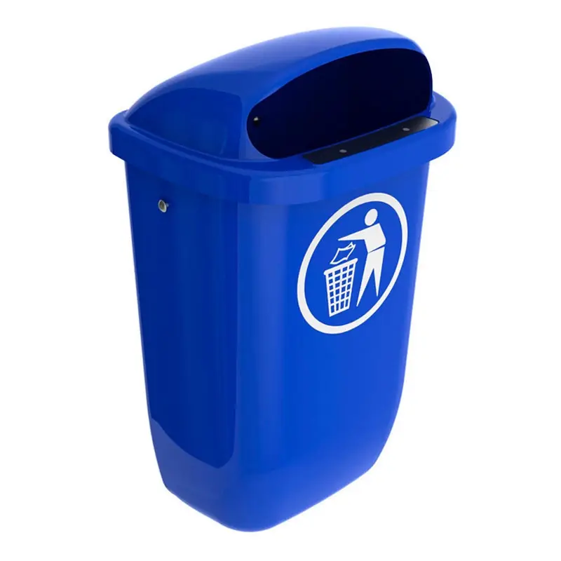 Afvalbak DIN-PK 50 liter blauw