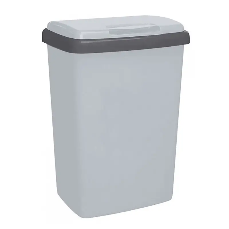 Afvalbak Top-Fix 305x395x560 mm 50 liter grijs