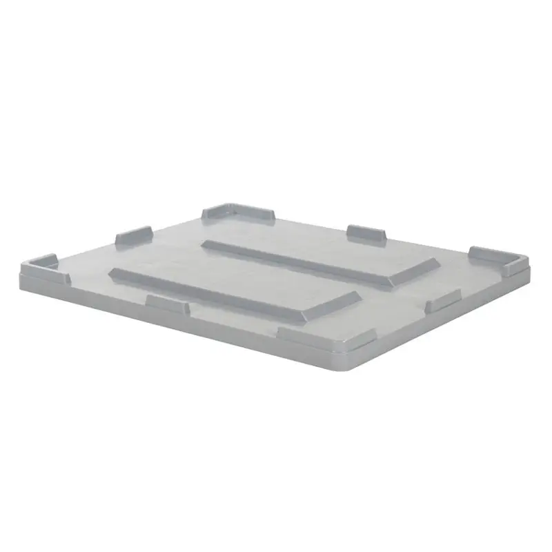 Oplegdeksel palletbox 1200x1000 mm grijs<linebreak>