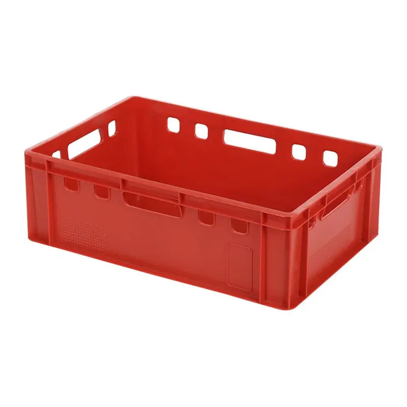 Stapelbak E2 Euronorm 600x400x200 mm 35 liter rood
