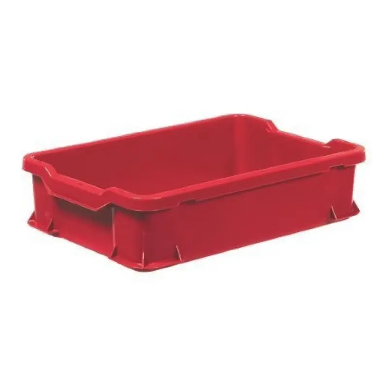 Stapelbak Unibox Euronorm 600x400x145 mm 24 liter rood