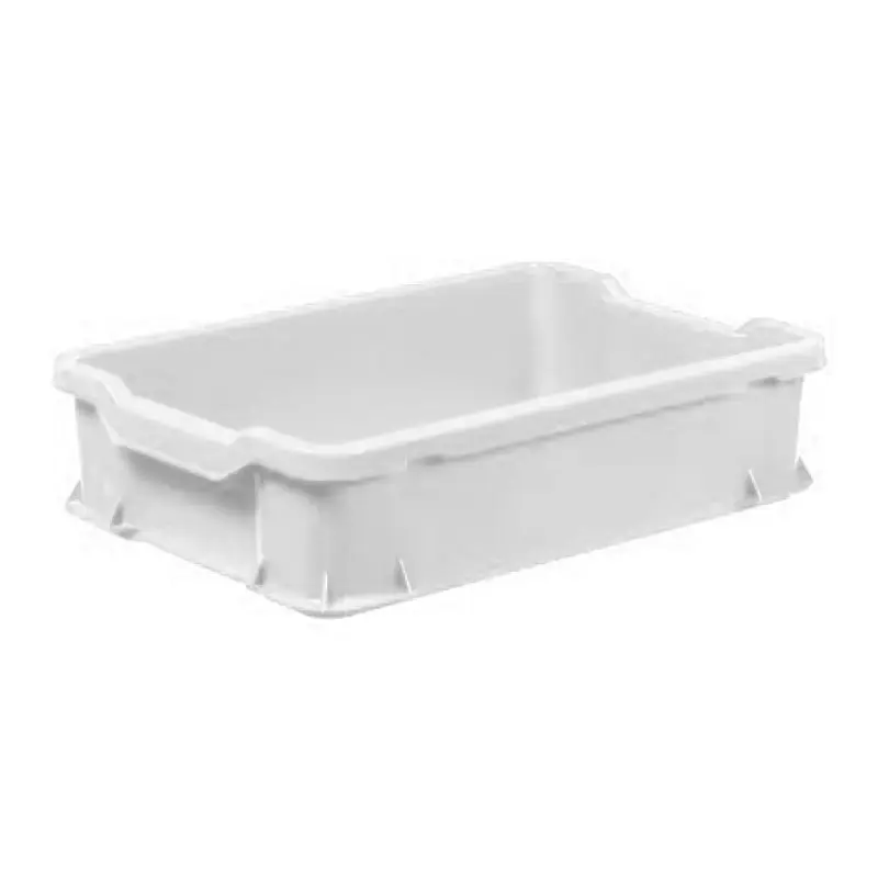 Stapelbak Unibox Euronorm 600x400x145 mm 24 liter wit