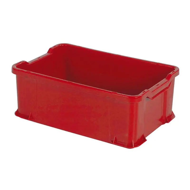 Stapelbak Unibox Euronorm 600x400x225 mm 40 liter rood