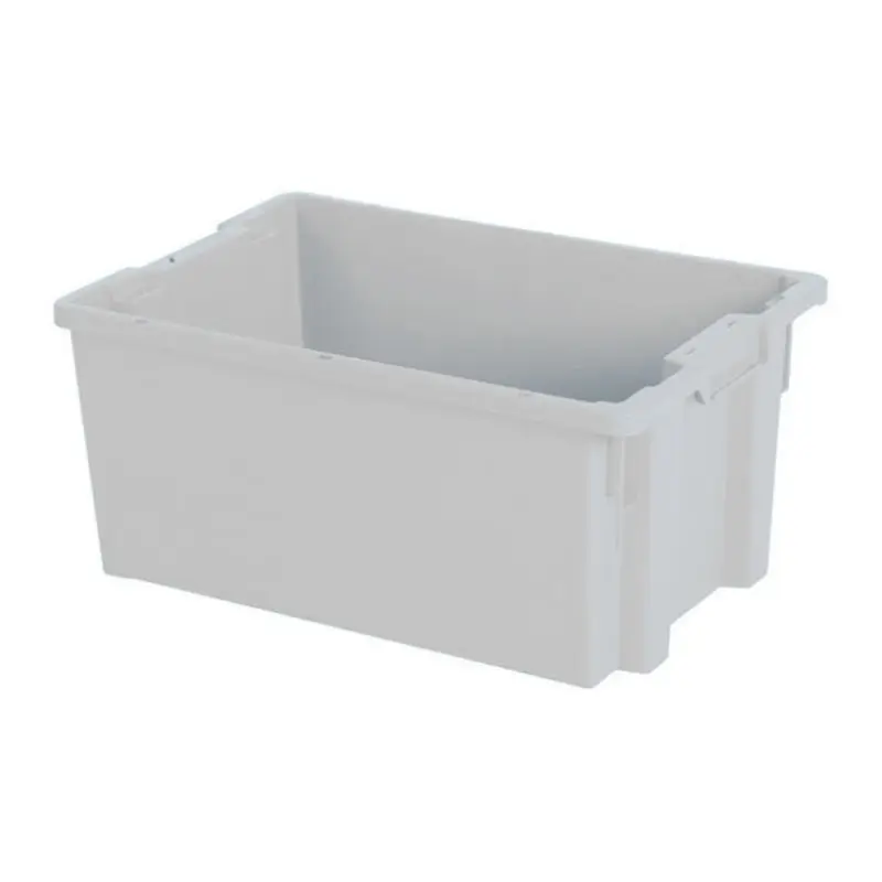 Stapel-nestbare bak Tellus Euronorm 600x400x270 mm 50 liter wit