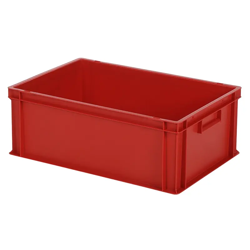 Stapelbak Euronorm 600x400x220 mm 43 liter rood
