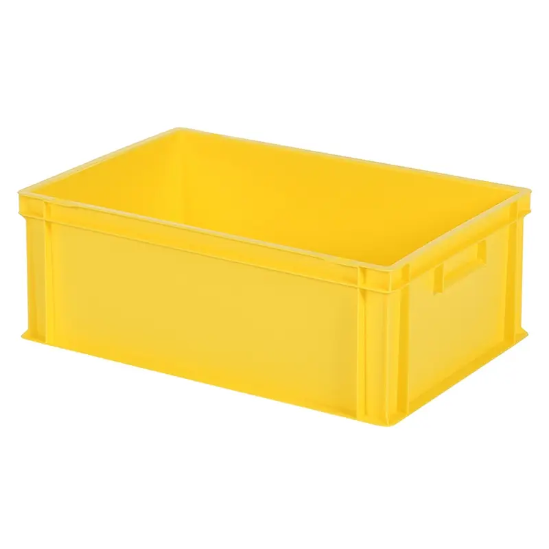 Stapelbak Euronorm 600x400x220 mm 43 liter geel