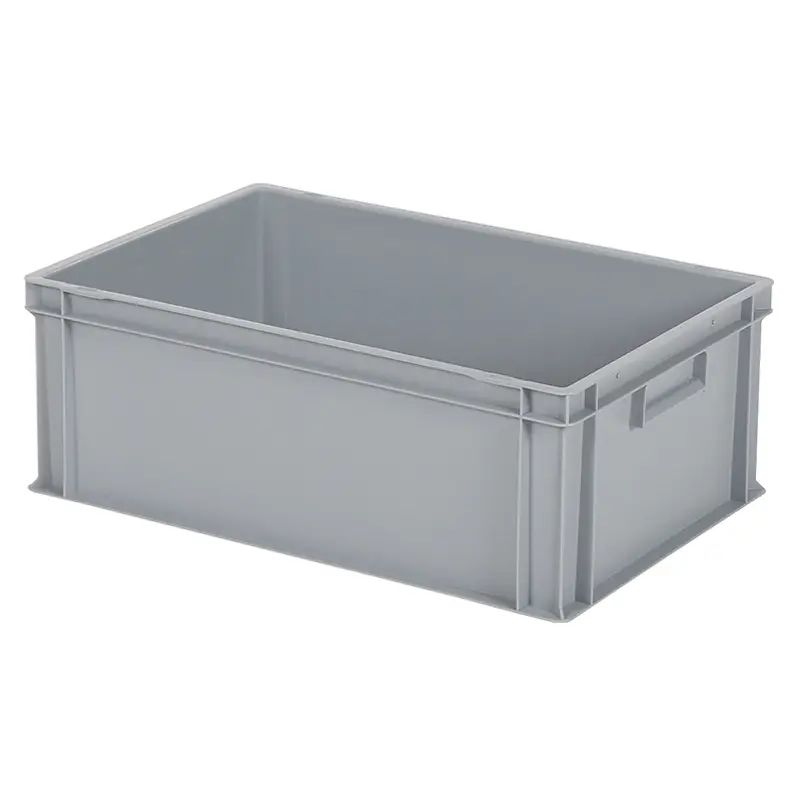 Stapelbak Euronorm 600x400x220 mm 43 liter grijs