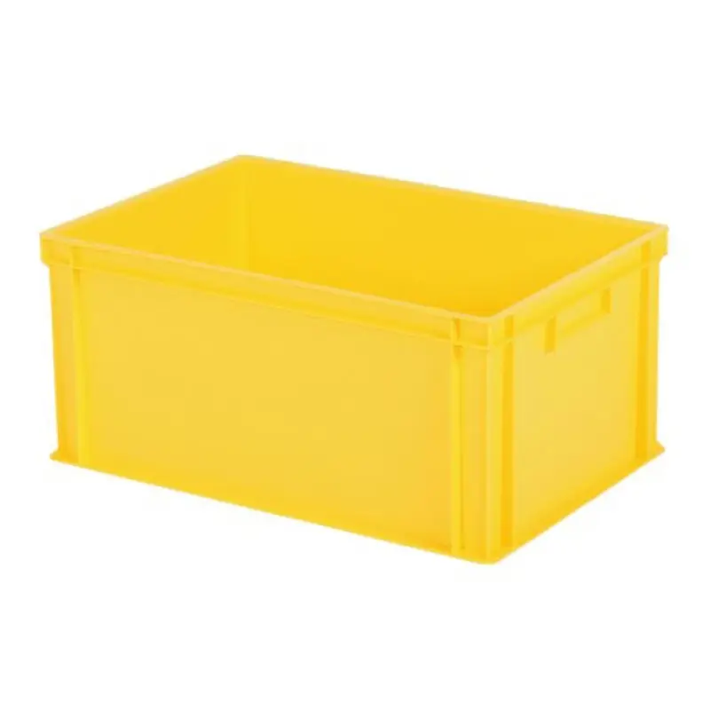 Stapelbak Euronorm 600x400x280 mm 55 liter geel