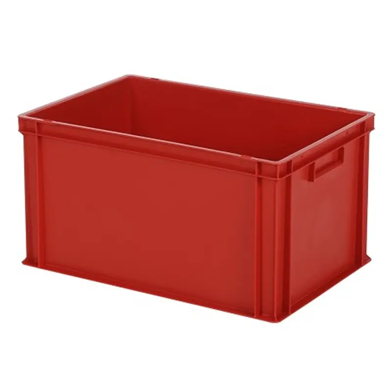 Stapelbak Euronorm 600x400x320 mm 64 liter rood