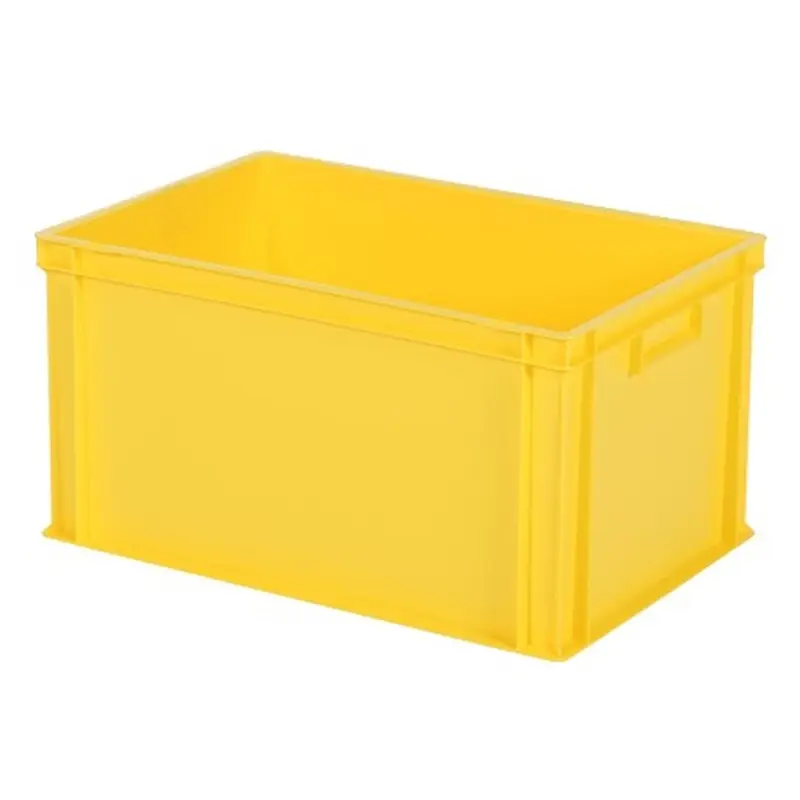 Stapelbak Euronorm 600x400x320 mm 64 liter geel