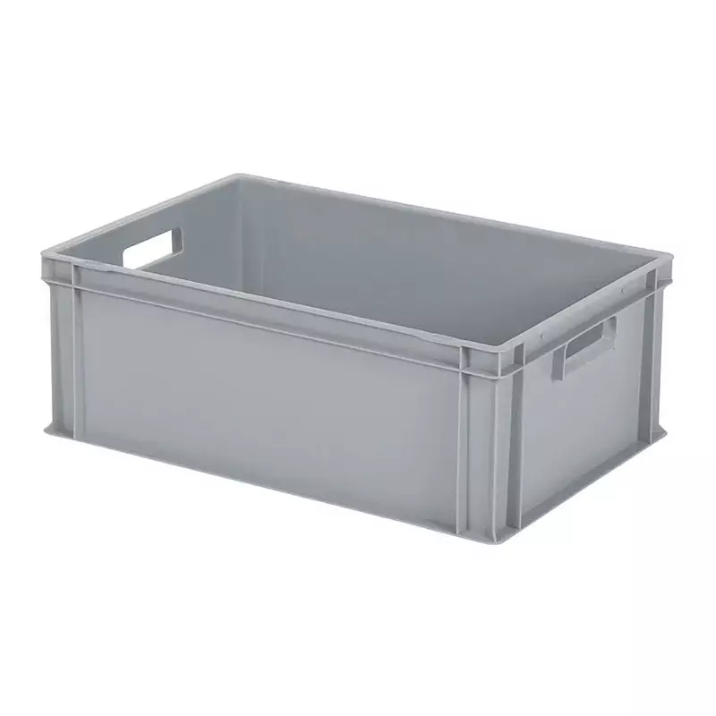 Stapelbak Euronorm 600x400x220 mm 43,3 liter grijs