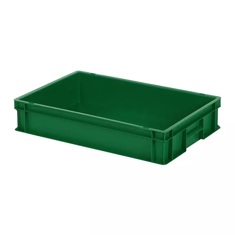 Stapelbak Euronorm 600x400x120 mm 23,2 liter groen