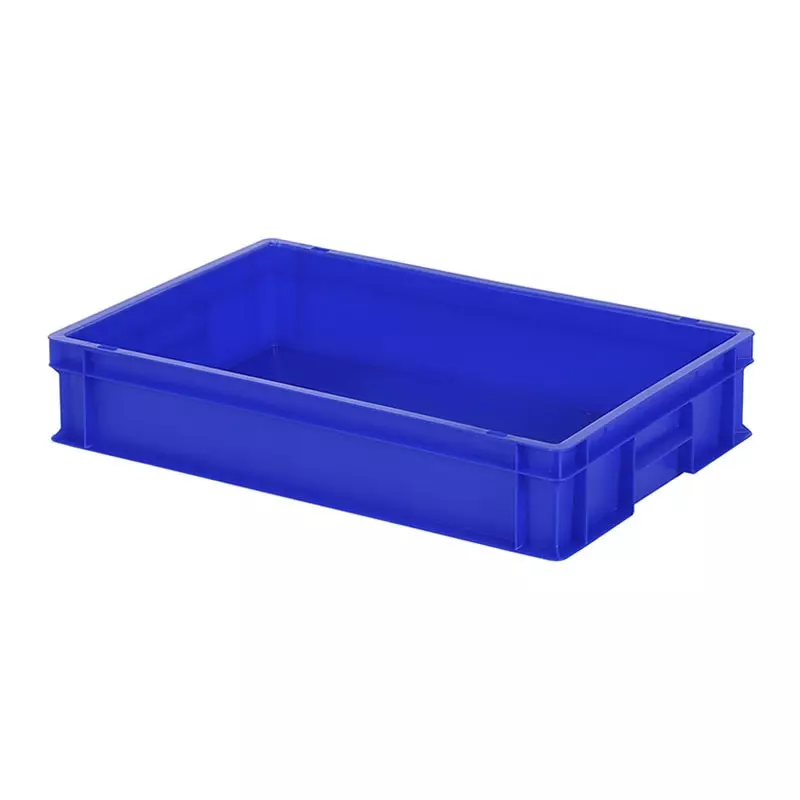 Stapelbak Euronorm 600x400x120 mm 23,2 liter blauw