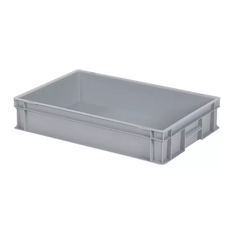 Stapelbak Euronorm 600x400x120 mm 23,2 liter grijs