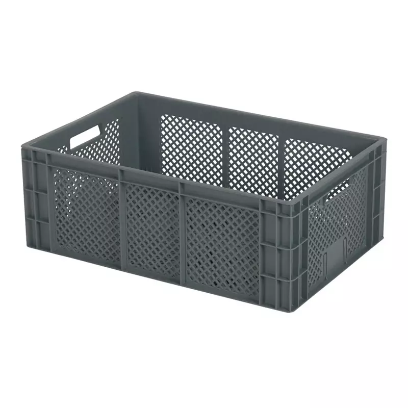 Stapelkrat Euronorm RX 600x400x223 mm 43,5 liter grijs