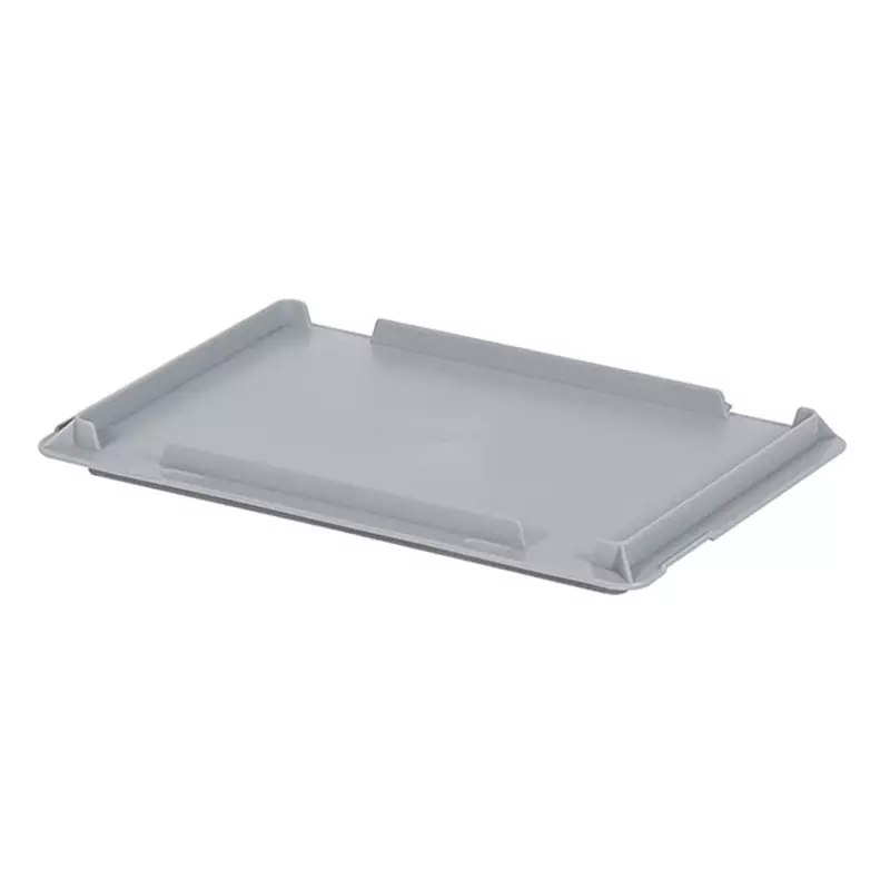 Schanierdeksel Euronorm voor stapelbak 300x200 mm grijs