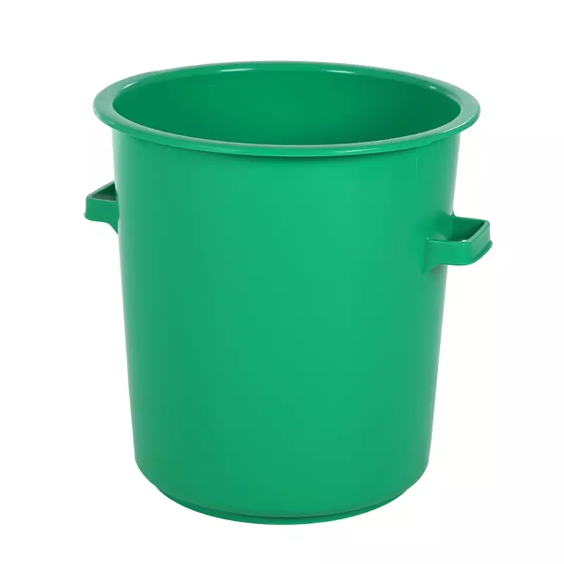 Ton heavy duty HDPE levensmiddelengeschikt 75 liter groen