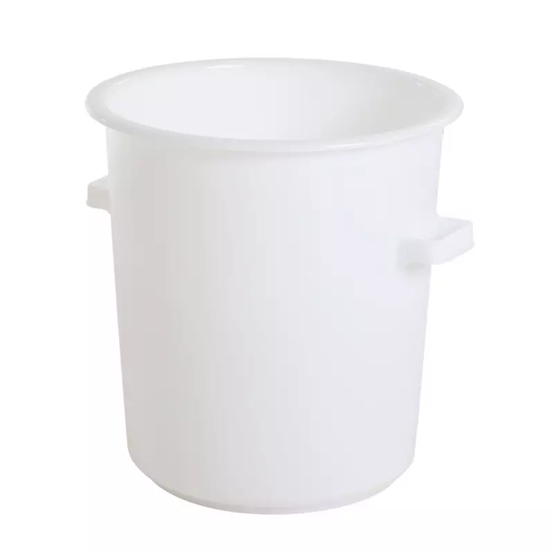 Ton heavy duty HDPE levensmiddelengeschikt 75 liter wit