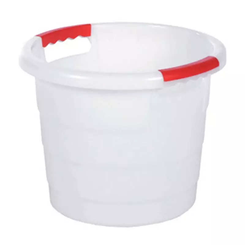 Kuip HDPE ø430x340 mm 30 liter wit