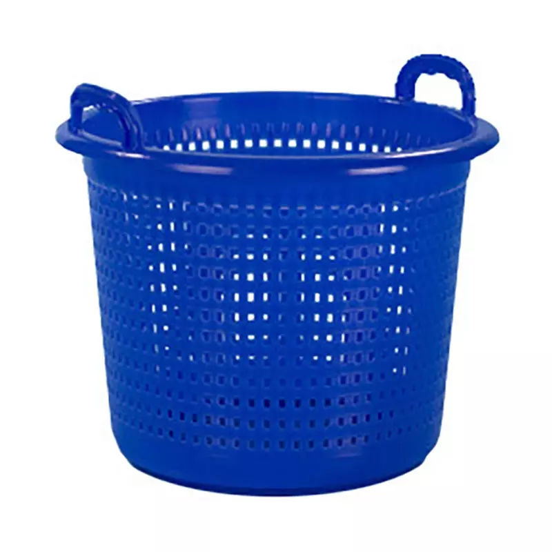 Industriemand geperforeerd HDPE ø480x360 mm 45 liter blauw