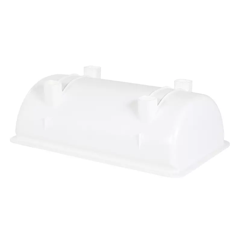 Mengbak HDPE zonder uitloop 980x550x310 mm 100 liter wit