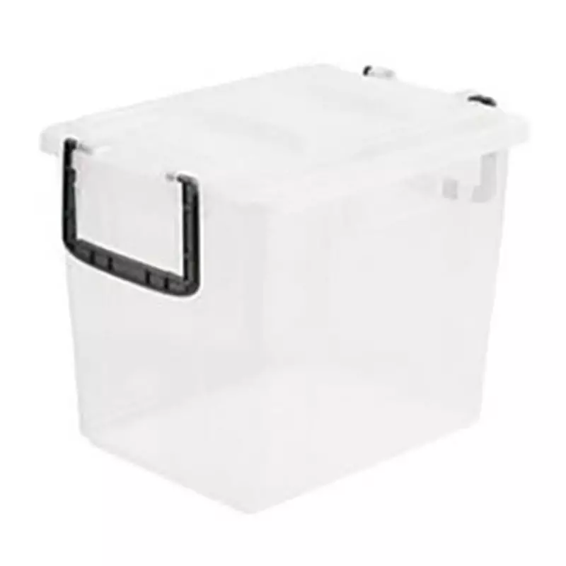 Voedingsbak 2 handgrepen PP 280x380x296 mm 20 liter transparant
