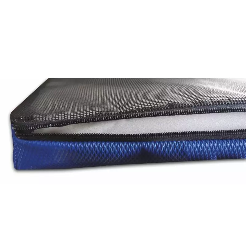 Desinfectiemat ZIP zwart-blauw
