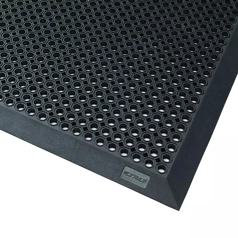 Notrax Oct-O-Flex Bevelled 599B ringmat 70x90 cm zwart