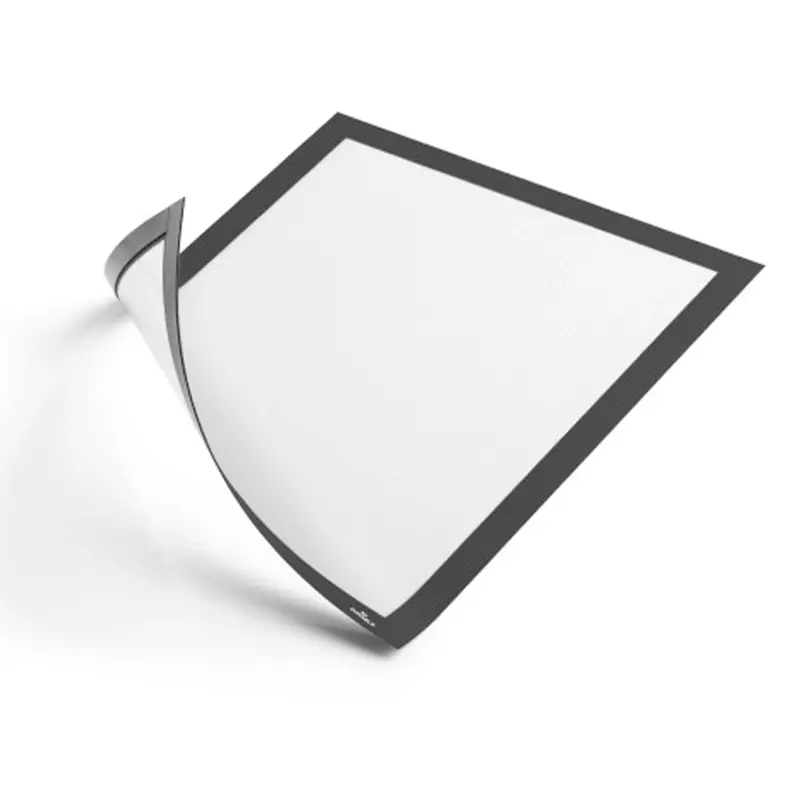 A4- documenthouder magnetisch Duraframe Magnetic zwart