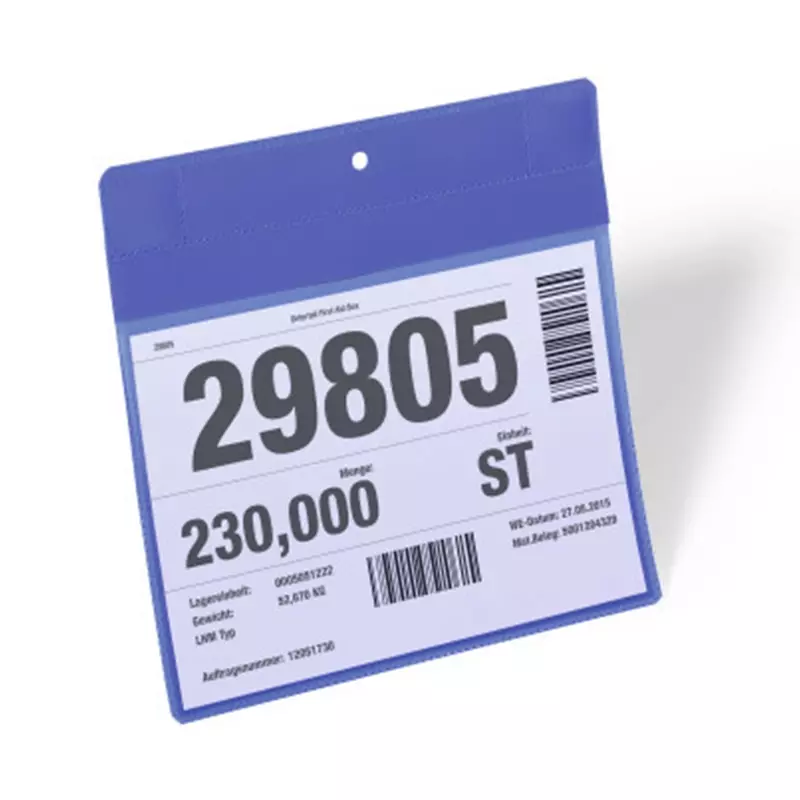 A5-documenthouder liggend magnetisch blauw