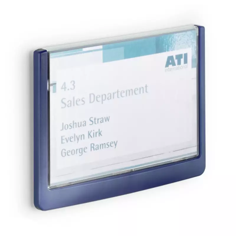 Durable deurbord Click Sign 149x105,5 mm blauw