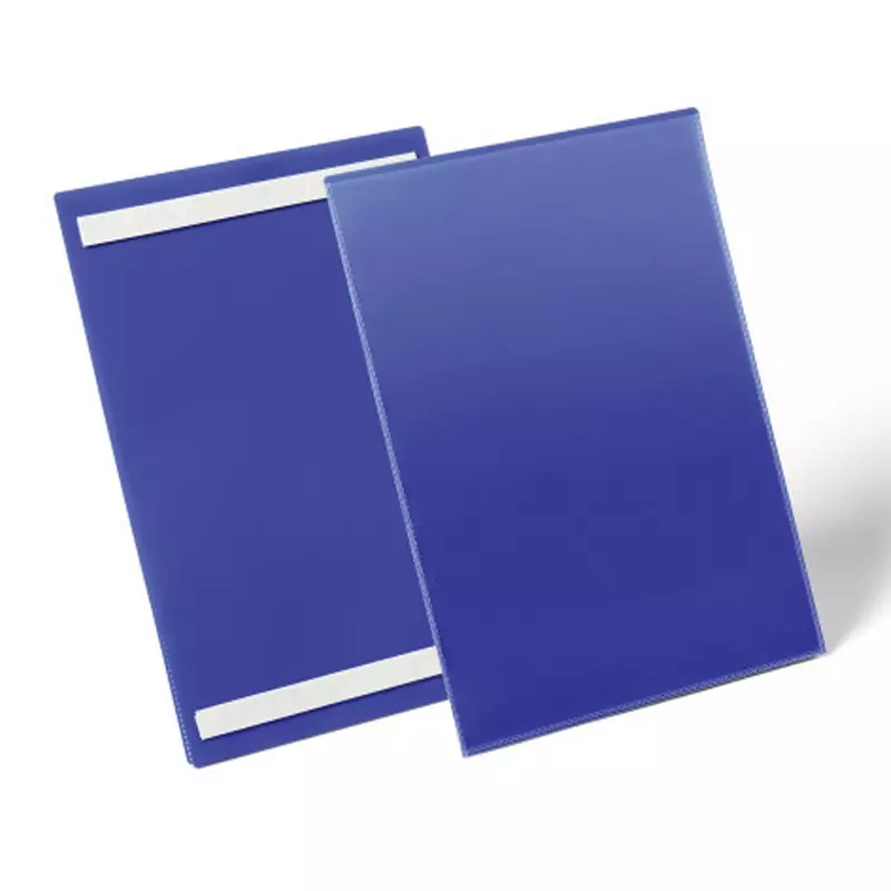 A4-documenthouder staand zelfklevend blauw