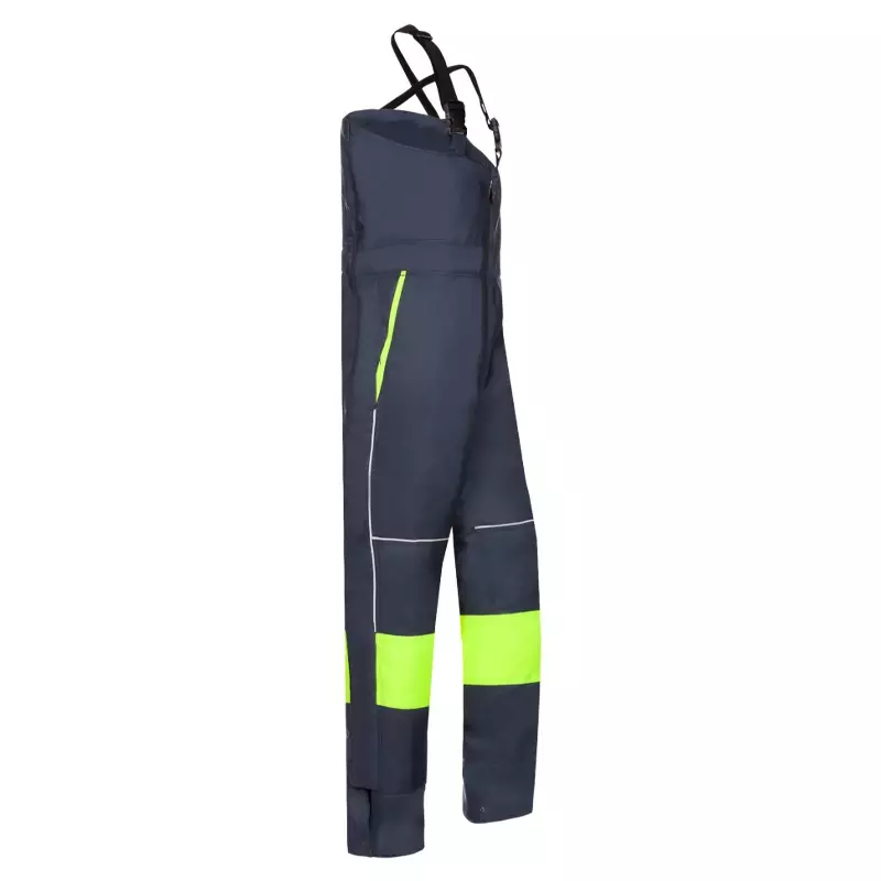 Sioen Arbus 5238A2PM1 diepvriesbroek fluo geel/marine
