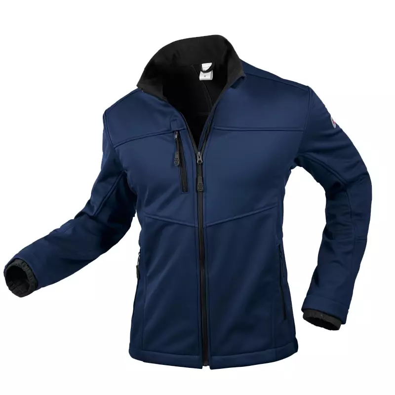 BP 1696-571-110 softshell jack nachtblauw