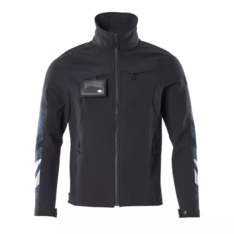 Mascot 18101-511-010 softshell jack donker marineblauw