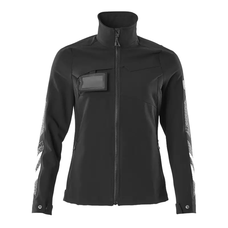 Mascot 18008-511-09 softshell jack dames zwart