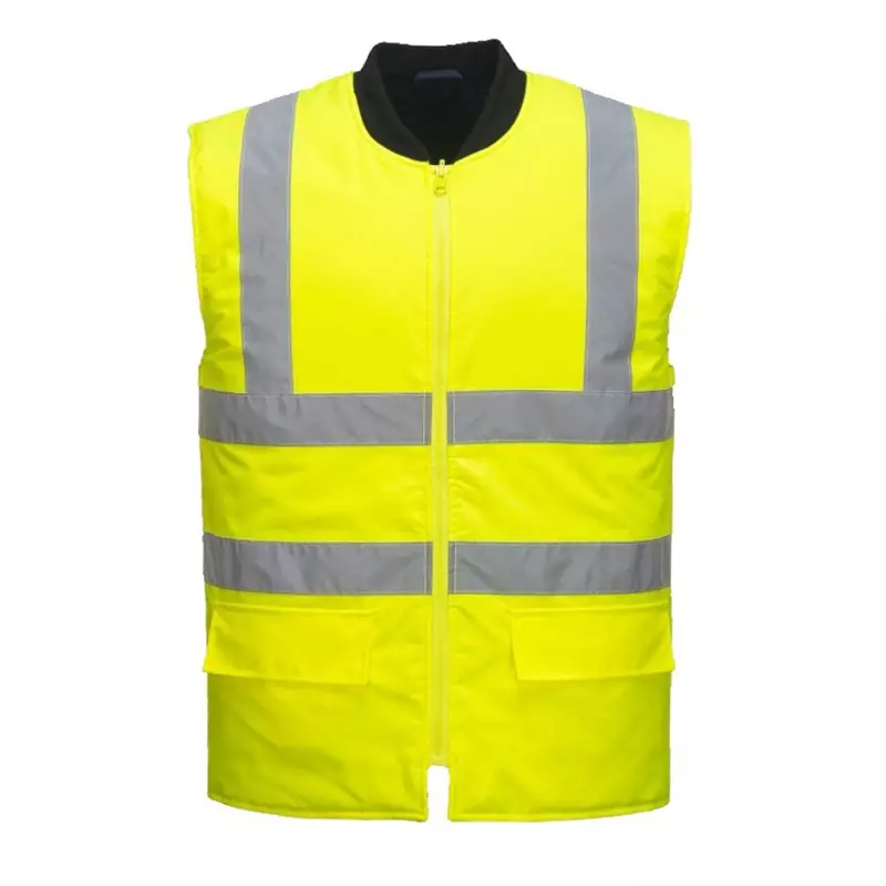 Portwest S468 Hi-Vis 4-in-1 verkeersjack met capuchon fluo geel